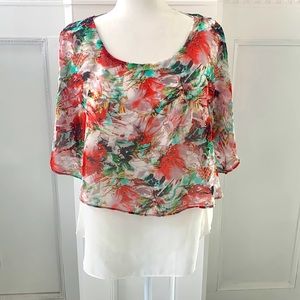 Patrizia Luca Milano Vibrant Floral Blouse